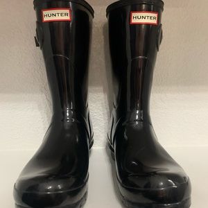 Short HUNTER BOOTS size 9